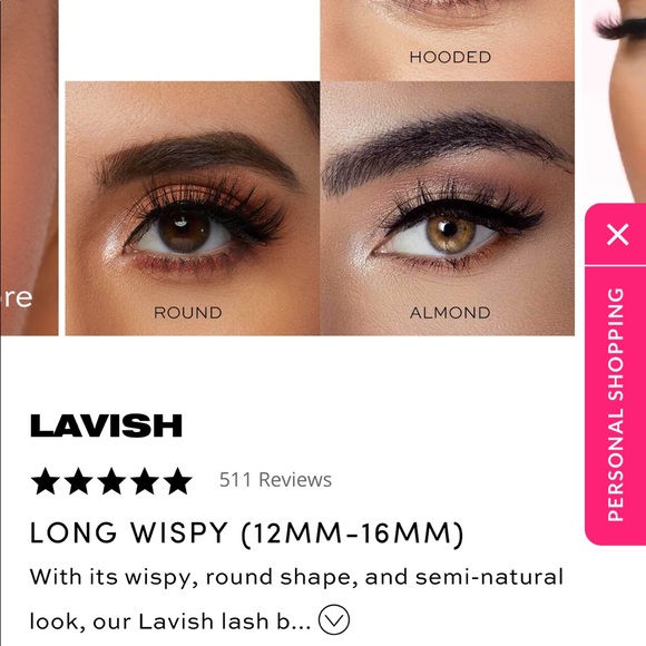 Black Glamnetic Eyelashes, Black magnetic eyelashes, glamnetic lashes - Picture 8 of 12